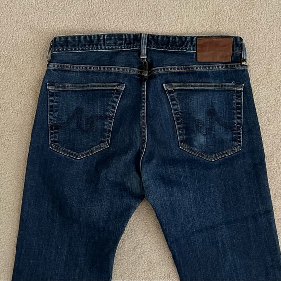AG Men’s Matchbox Slim Straight Jeans in Jack Wash (Darker Blue) 34 X 31 - Picture 6 of 12